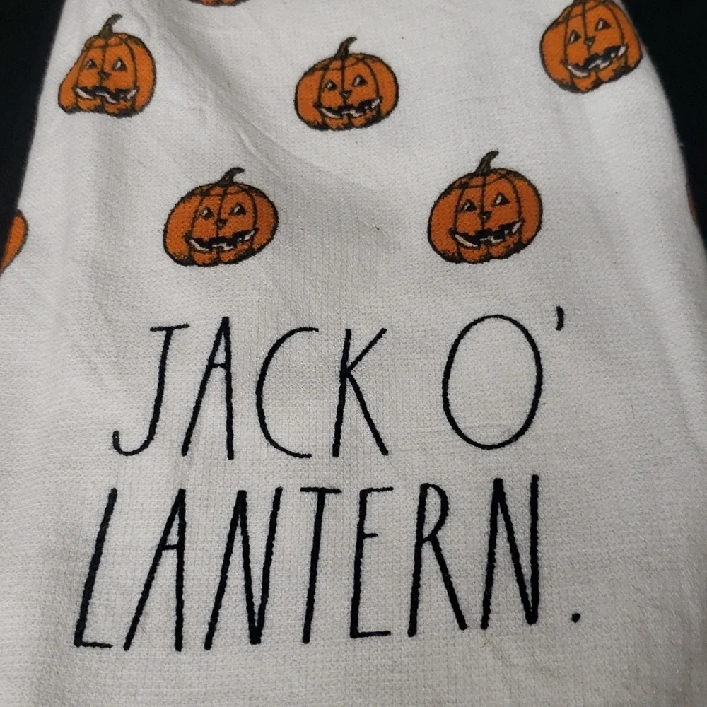 Rae Dunn NWT Set of 3 Halloween Kitchen Towels